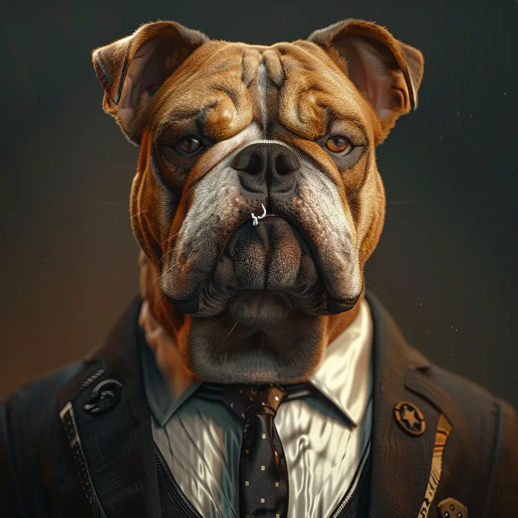 A screenshot of Free Avatar: Fitness Club Manager Bulldog AI Avatar