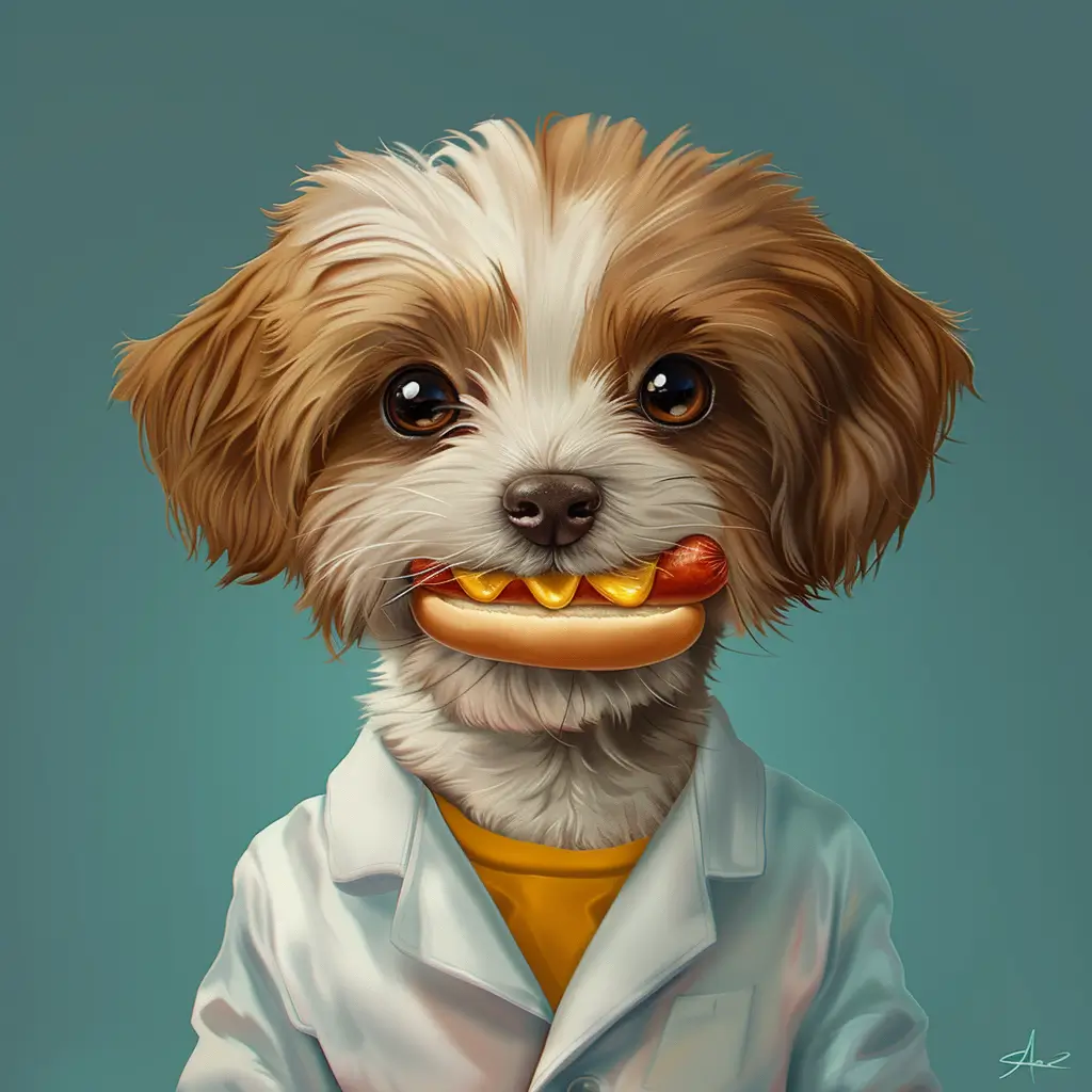 A screenshot of Free Avatar: Puppy Medical Assistant Avatar