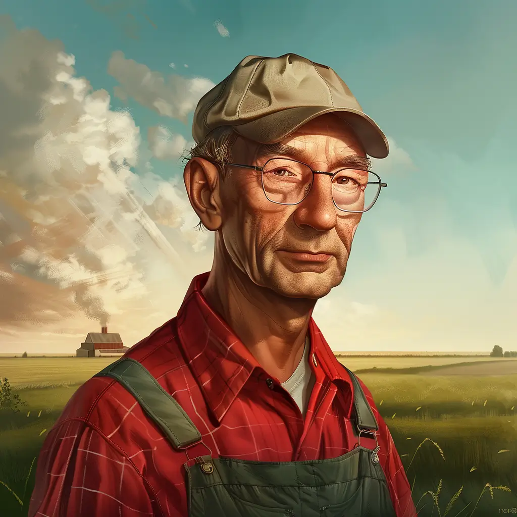 A screenshot of Free Avatar: Agricultural Manager AI Avatar