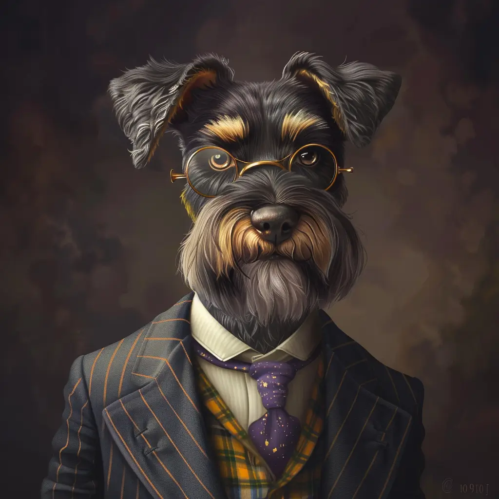 A screenshot of Free Avatar: Salesperson Dog Avatar