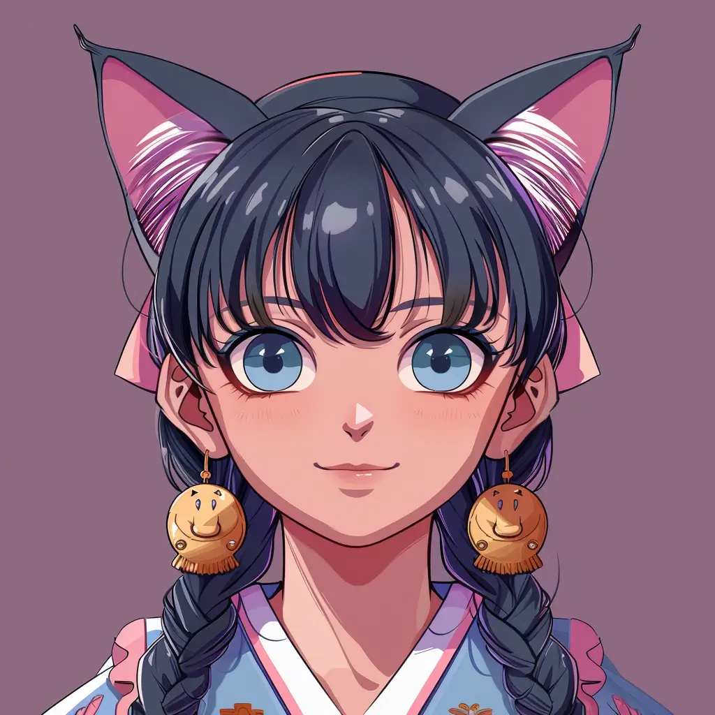 A screenshot of Free Avatar: Medical Assistant Cat Anime Style AI Avatar