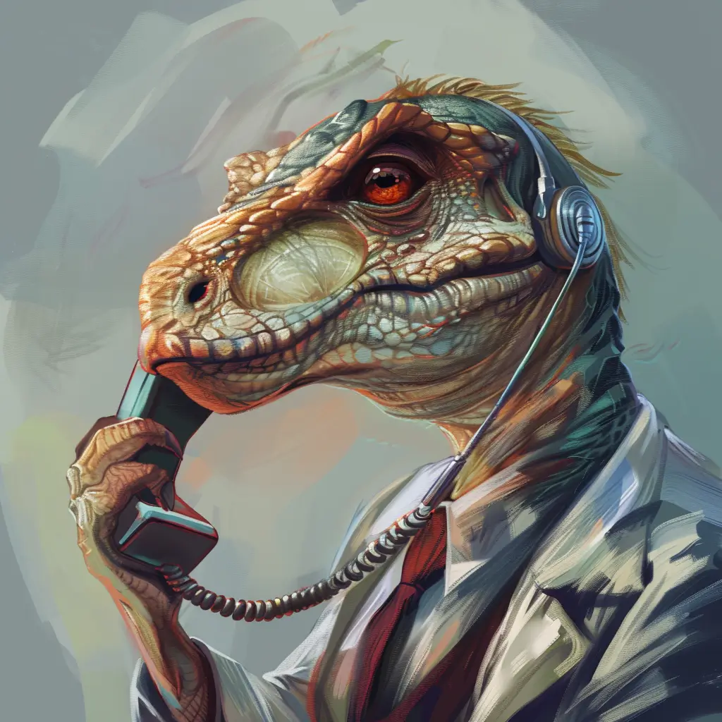 A screenshot of Free Avatar: Dinosaur Biomedical Engineer